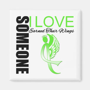 Non Hodgkins Lymphoma Someone I Love Earned Wings Magnet