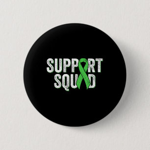 Non-hodgkins Lymphoma Support Squad - Lime Green A 2 Inch Round Button