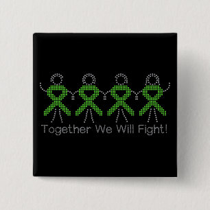 Non-Hodgkins Lymphoma Together We Will Fight 2 Inch Square Button