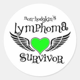 Non-Hodgkin's Survivor Classic Round Sticker