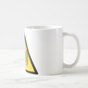 Non-ionizing radiation hazard coffee mug
