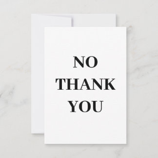 NON Merci Cartes Dites Non Merci