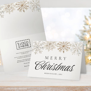 Non Photo Merry Christmas Business Holiday Card