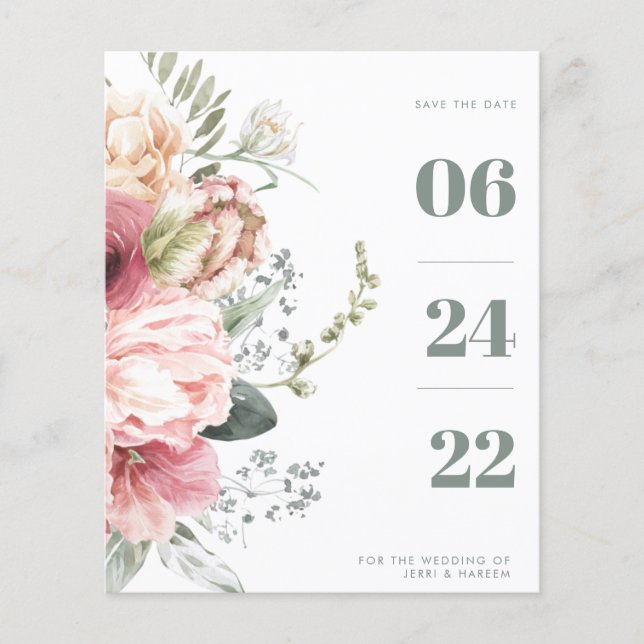 Non-Photo Save the Date  (Front)