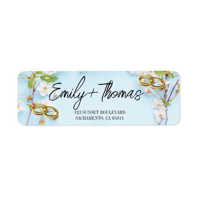 non photo wedding return address (Front)