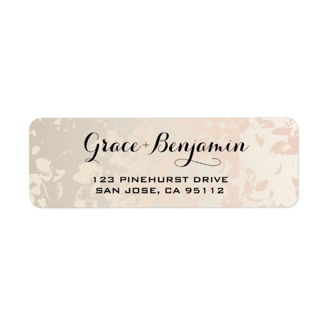 non photo wedding return address  (Front)