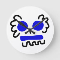 Non Scary Blue Skull
