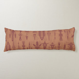 Non-Seamless Patterned Brushed Polyester Body Pillow