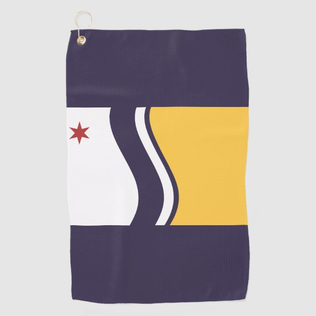 Non-Slip Headbands Golf Towel (Front)