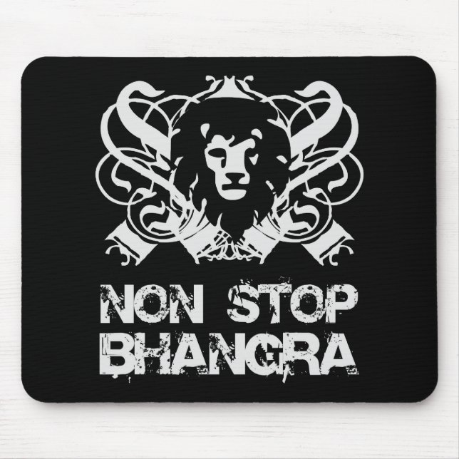 Non Stop Bhangra Mouse Pad (Front)