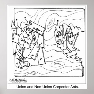 Non-Union Carpenter Ants Poster