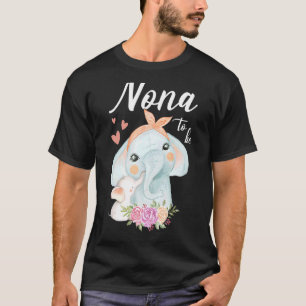 Nona To Be Elephant Baby Nona Floral T-Shirt