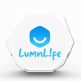 Nonagon Paper Weight Photo Block