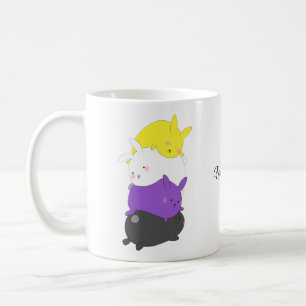 Nonbinary Bunny Rabbit Coffee Mug