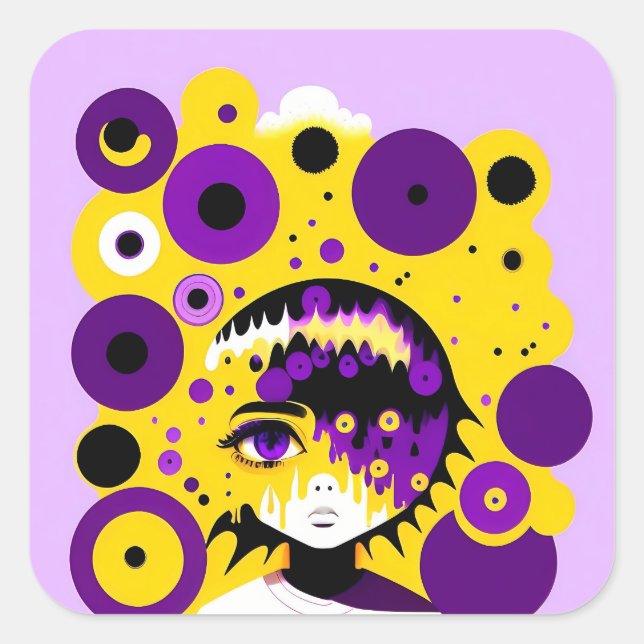 nonbinary circle stickers (Front)