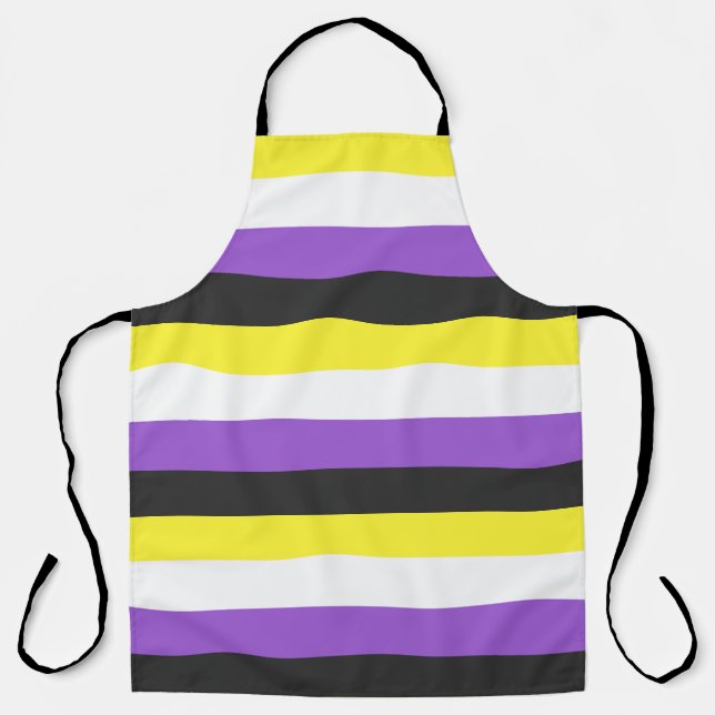 nonBinary flag Apron (Front)