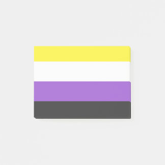 nonBinary flag Post-it Notes