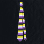 NonBinary Flag Tie<br><div class="desc">Bei uns findest du eine einzigartige Kollektion mit moderne,  coole und lustige NonBinary Pride Motive. Stöbere durch unsere Vielfalt und finde jetzt Dein passendes Lieblingsteil!</div>
