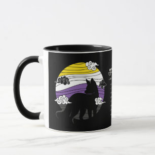 Nonbinary Fox Genderqueer Non-binary pride  Mug
