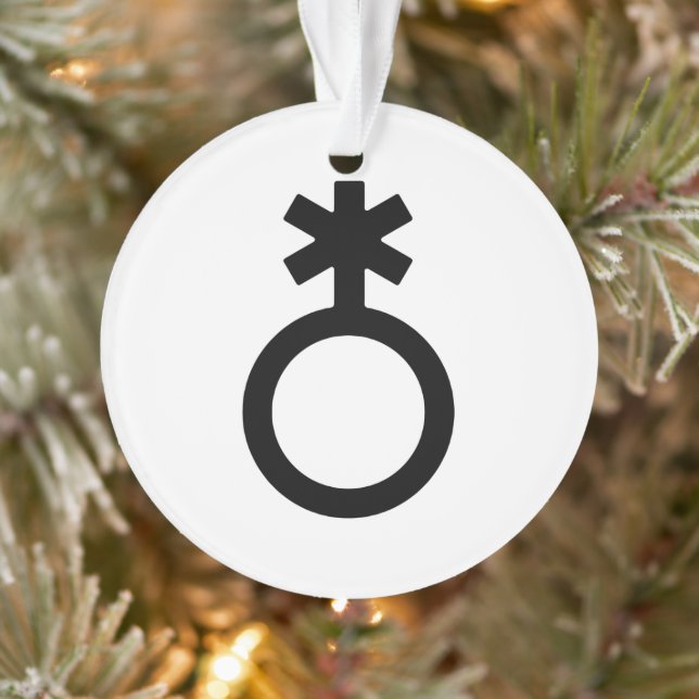 Nonbinary Gender Symbol Ornament (Tree)