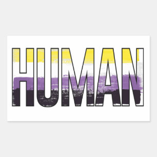Nonbinary Human Sticker