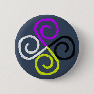 Nonbinary Pride 2 Inch Round Button