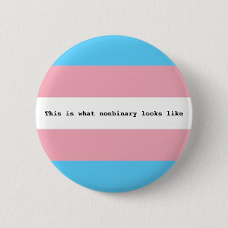 Nonbinary pride 2 inch round button