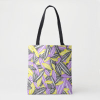 Nonbinary Pride Abstract Zen Flower Petals Purple