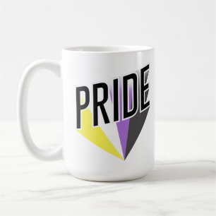 Nonbinary Pride Burst Coffee Mug