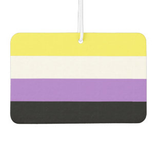 Nonbinary Pride Flag Air Freshener