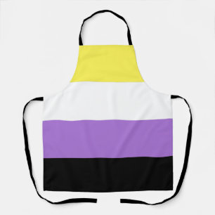 Nonbinary Pride Flag Apron