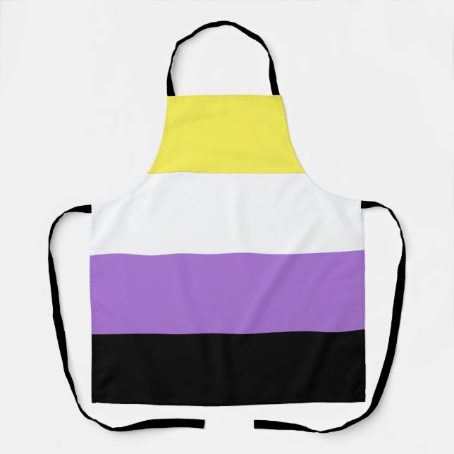 Nonbinary Pride Flag Apron (Front)