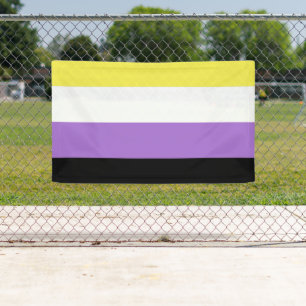 Nonbinary Pride Flag Banner