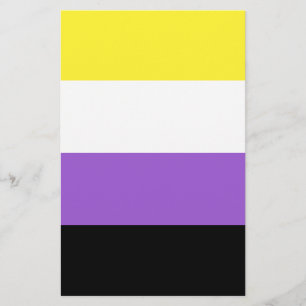Nonbinary Pride Flag Flyer