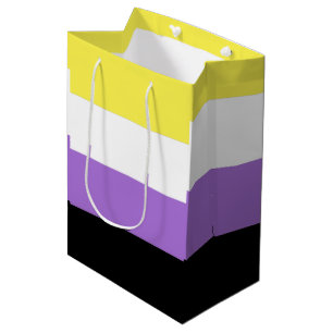 Nonbinary Pride Flag Medium Gift Bag