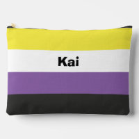Nonbinary Pride Flag Name or Monogram