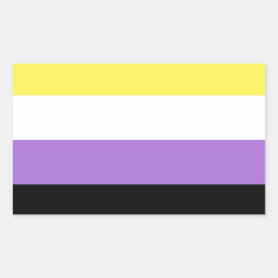 Nonbinary Pride Flag Sticker