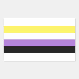 Nonbinary Pride Flag Sticker