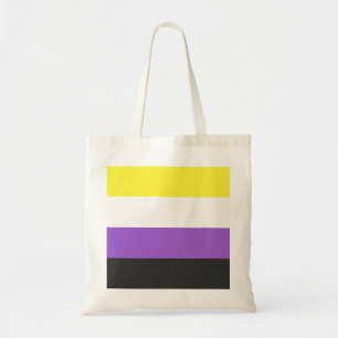 Nonbinary Pride Flag Tote Bag