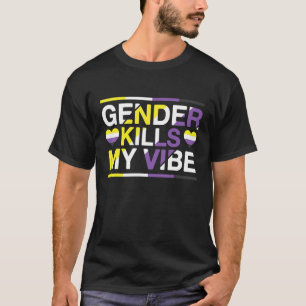 Nonbinary Pride  Genderfluid Gender Rights Non Bin T-Shirt
