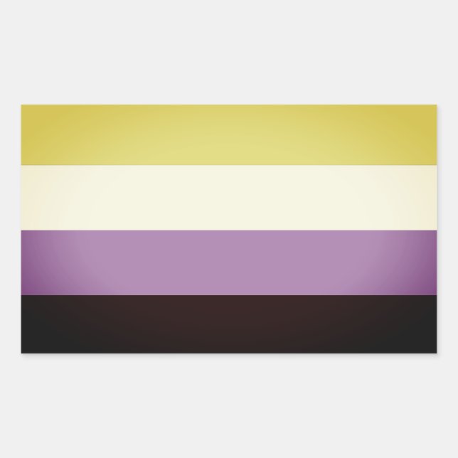 Nonbinary Pride Sticker (Front)