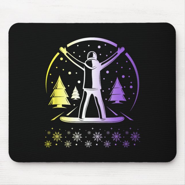 Nonbinary Pride Subtle Lgbtq En  Mouse Pad (Front)
