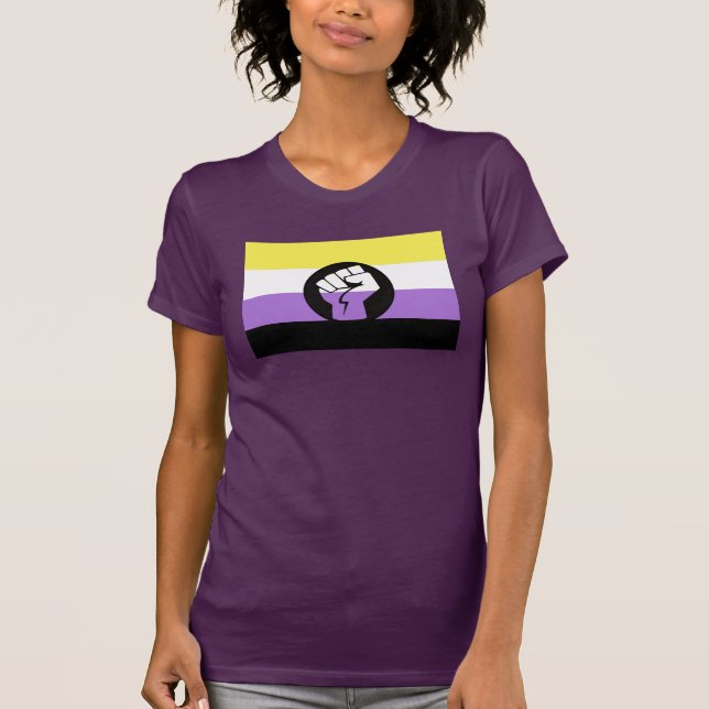 Nonbinary Pride T-Shirt (Front)
