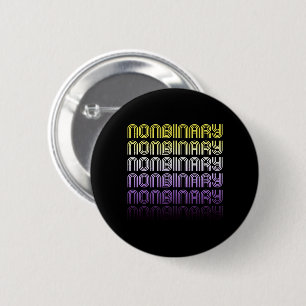 Nonbinary Retro Pride 2 Inch Round Button