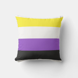 nonbinary throw pillow