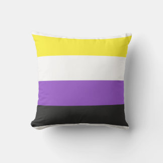 nonbinary throw pillow