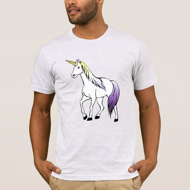 Nonbinary Unicorn T-Shirt (Front)
