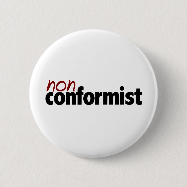 Nonconform 2 Inch Round Button (Front)