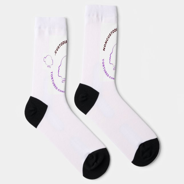 Noncustodial Mother's Day Socks (Right)