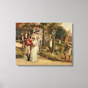 None But The Brave Deserve The Fair' Canvas Print